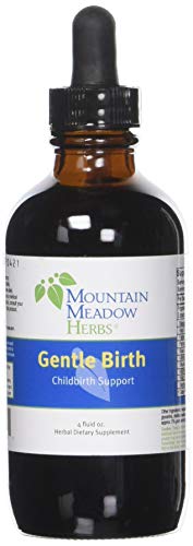 Image of Mountain Meadow Herbs Gentle Birth for Birth Prep/Labor Prep, Fast Acting Liquid Herbal Extract for Childbirth Support - 4oz