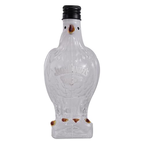 Eagle Whiskey - Decantador de de 8 x 8 x 13 cm, estatua de animales, botella divertida, exquisita, decantador de único, decoración divertida para el hogar para vacaciones familias