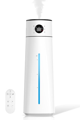 Humidificador de Aire, 8L Humidificador Ultrasónico para Bebés, Plantas, Dormitorio, Control de Humedad Inteligente, Temporizador, Silencioso, 80H, Humificador con Luz Nocturna Control Remoto Humidificador de Aire, 8L Humidificador Ultrasónico para Bebés, Plantas, Dormitorio, Control de Humedad Inteligente, Temporizador, Silencioso, 80H, Humificador con Luz Nocturna Control Remoto