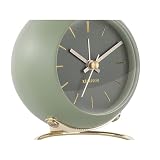 Karlsson Budzik globus Moss Green, Armando Breeveld D 9,5 cm, wys. 10,5 cm, głębokość 7 cm, nie zawiera baterii AA
