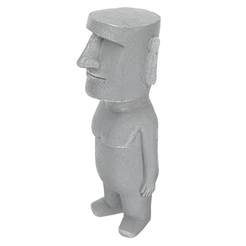 LIOOBO Estatua Moai De Resina Creativa para Escritorio Adorno De Decoración Moderna Figuras De Isla De Pascua Diseño Divertido para Alegres