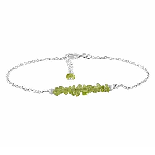 Valentines/Galentines Day Gifts For Her Yanara Peridot Anklets Nuggets Ankle