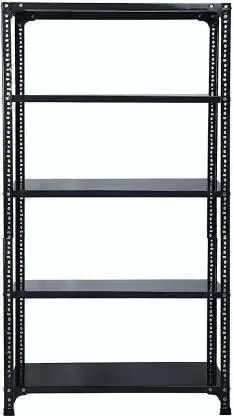 Image of SPACIOUS Multipurpose Slotted Angle Cast Iron, Adjustable Shelf Unit Garage Shelves Boltless Rack for Storage Display Storage Rack (Dimension 12 inchX36 inchX72 inch, Grey) (Grey, 5)