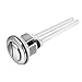 BESTOMZ 38mm Inodoro Doble Cabeza de Descarga Redonda botón de galvanoplastia de la válvula del Tanque de Agua