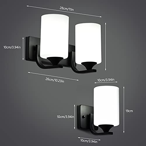 Luz de pared del pasillo E27 estilo retro moderno con base LED para iluminación interior 3