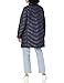 Calvin Klein Women's Chevron Quilted Packable Down Jacket (Standard and Plus), Navy, Large