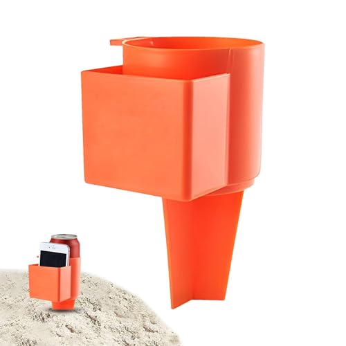 Beach Sand Drink Holders - Portable Cup Container, Multi-Use Holder | Outdoor Cup Holder for Sunglasses, Keys, Beverages, Ideal for Concerts, Camping, and Relaxing Days at The Beach