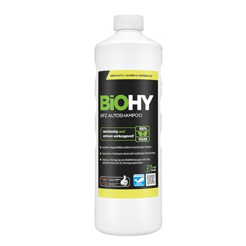 BIOHY Auto Shampoo (Bottiglia da 1l) | Detergente concentrato a...