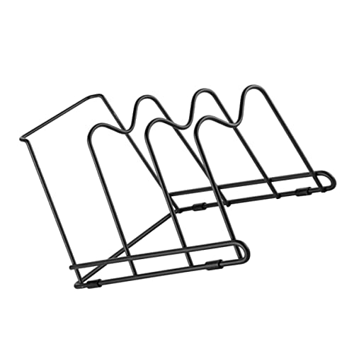 SOLUSTRE Kitchen Pot Lid Stand Cutting Board Holder Frying Pan Rack Organizer for Efficient Kitchen Storage and Organization
