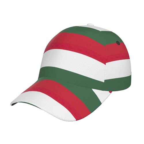 DUWAA Drapeau de la Hongrie - Casquette de baseball pour homme - Casquette de camionneur réglable - Casquette de baseball pour femme - Noir
