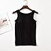 TianGiKi Tank Top with Built in Bra for Women Plus Size Summer Sleeveless Wide Strap Basic Tank Workout Yoga Camisole Tops