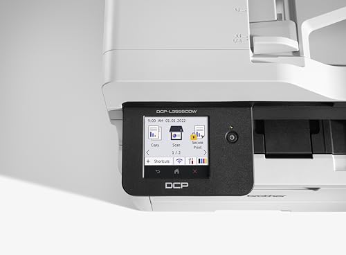 Brother DCP-L3555CDW - Kompaktes 3-in-1 Farb-LED Multifunktionsgerät mit WLAN/LAN, ADF und Duplexdruck