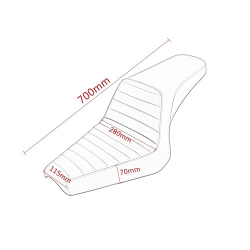 Fundas de asiento motocicleta de cuero sintético premium para Bolt 950 7
