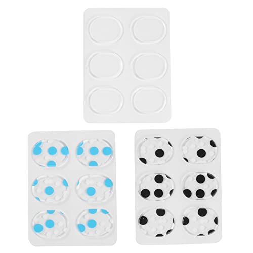 18 Pieces Drum Mute Pad Pads Accessories Ar Muffler Gelatin Sound Dampening Dampening Silicone Gel Adhesive Music