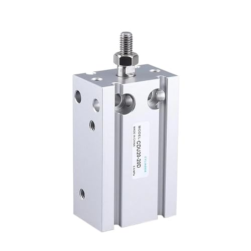 Vérin pneumatique CDU25 double effet course 10mm pour automatisme - 3