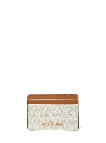 Michael Kors Porta-cartão feminino Jet Set, Baunilha, One Size