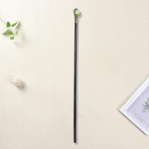 Image of GORGECRAFT Antique Cane Vintage Walking Stick Halloween Party Decorative Cosplay Costume Cane Handle Knob Costume Accessories