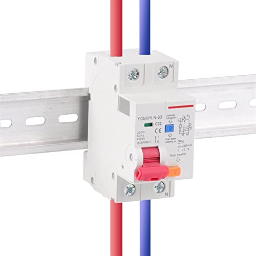 Disjoncteur différentiel 30mA RCBO contre les risques d'électrisation 20A - 4