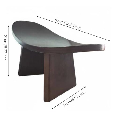 Banco de meditación contra el dolor de espalda: asiento ergonómico de madera maciza 4