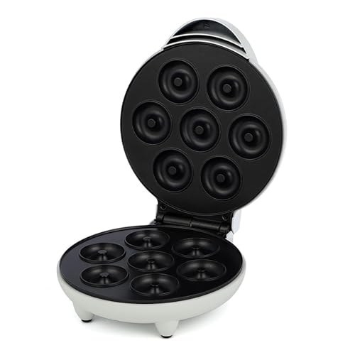 7-Slot Electric Donut Baker with Non-Stick Coating, 1200W for Home Breakfast, Round Cake, Muffin and Snacks