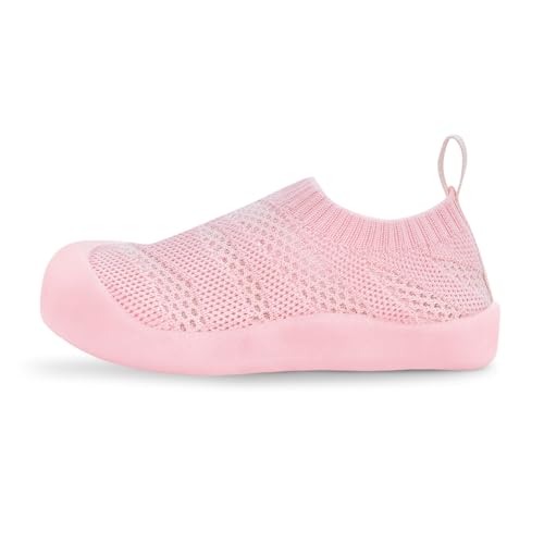 Image of JAN & JUL Slip-on Knit Shoes, Machine Washable and Lightweight Sneakers for Toddler Boys and Girls