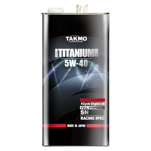 Amazon | TAKMO(旧TAKUMIモーターオイル) エンジンオイル 5W-40 5L 4輪