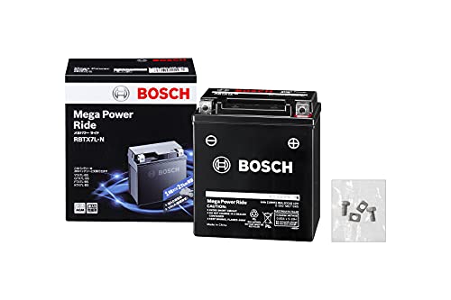 BOSCH (ボッシュ)メガ・パワー・ライド 液入充電済 バイク用バッテリー RBTX7L-N YTX7L-BS