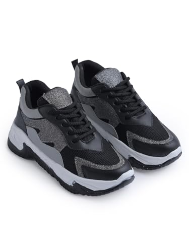 Image of JM LOOKS Women's Chunky Sneakers Casual Shoes Stylish, Durable, and Perfect for Any Occasion
