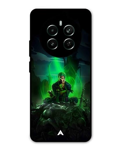 Image of Premium Anime 1 Case for Realme 12 Pro Plus (Glossy Finish) Soft-Touch Metal TPU Back Cover, Shockproof, Designer, Aesthetic Mobile Phone Case