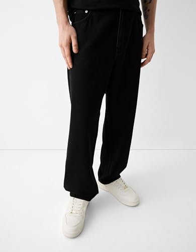 Men Y2k Skater Jeans Vintage Low Rise Baggy Straight Leg Jeans Casual Stretch Loose Fit Denim Pants Streetwear2