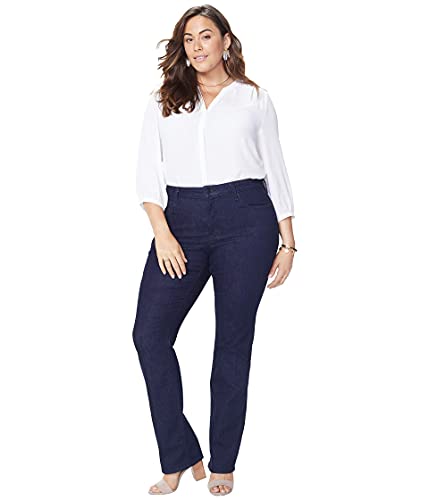 Nydj Women's Plus-size Plus Size Marilyn Straight Leg Jeans, rinse, 22W