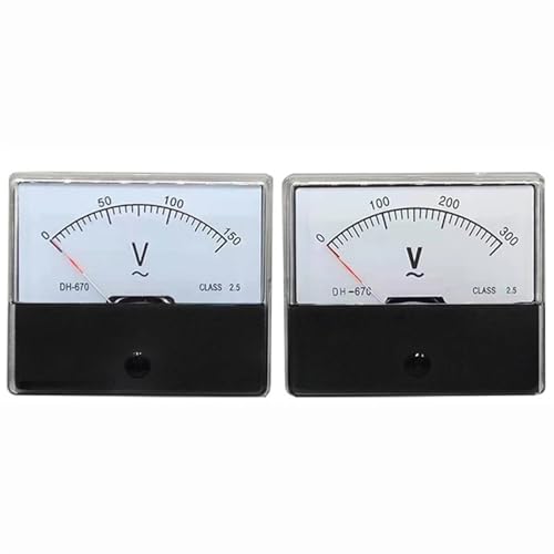 Voltmètre à panneau analogique jauge AC 100V DH-670 cadran