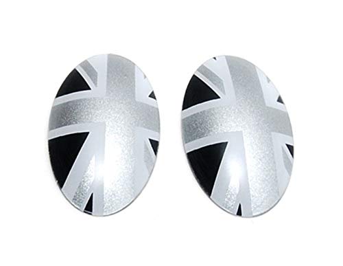 HDX - Pegatina de plástico ABS para Mini Cooper One S JCW F Series F55 Hardtop F56 Hatchback F57, Color Gris y Negro