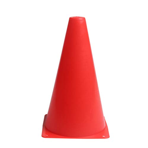 Basportble 6 peças de cones de treinamento esportivo 23 cm, marcadores de plástico, cones de obstácu