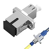 Sariputa Adapter LC/APC Buchse auf SC/APC Buchse Glasfaser Adapter,Glasfaserkabel Adapter SC/APC -LC/APC Singlemode Simplex Glasfaseradapter für Trägergeräte