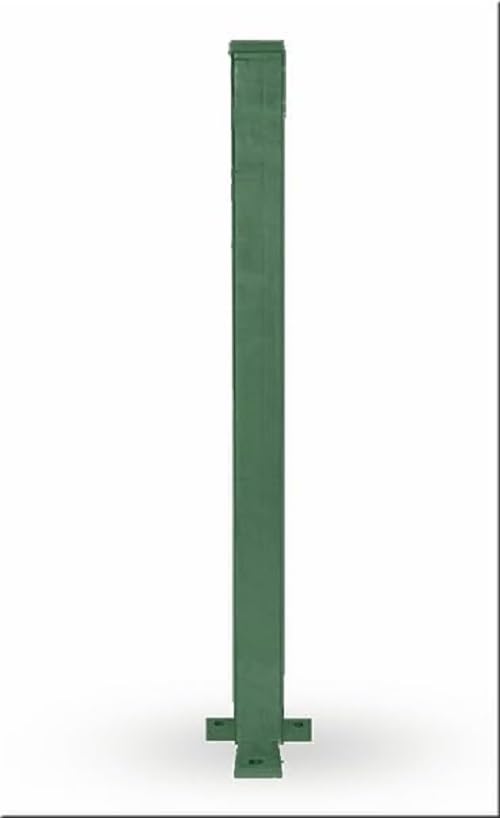 VALLA ADAPTABLE DE PISCINA Y JARDÍN, DIFERENTES MEDIDAS DE TRAMOS, PUERTA OPCIONAL, POSTES A PARTE. HECHO EN ESPAÑA, DE ACERO, SEGURO Y FÁCIL. (VERDE, poste alto 110)