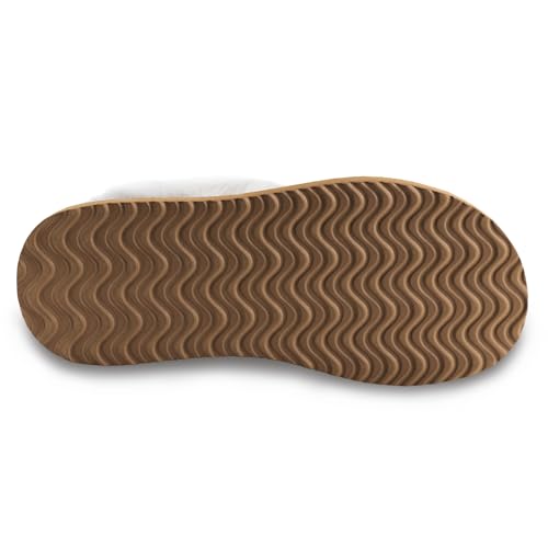 Fuzzy Slippers Women,Fluffy Slip on Warm Comfy Soft Slippers for Woman Memory Foam with Thick Sole4