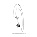 BESPORTBLE Cartoon Dog Necklace for Pets Durable Alloy Pendant Cute Costume Jewelry for Dogs and Cats for Parties and Festivals
