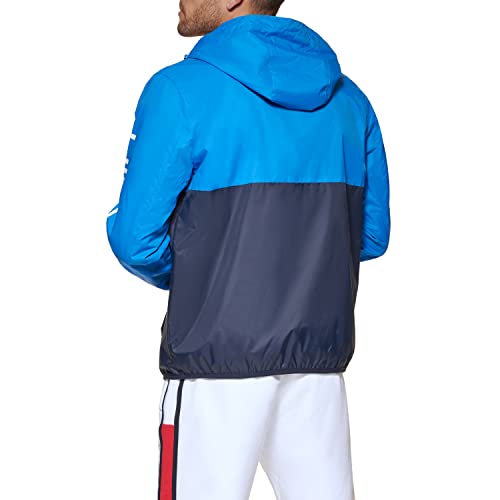 Image of Tommy Hilfiger Men's Lightweight Active Water Resistant Hooded Rain Jacket