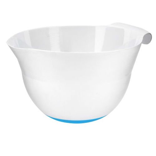 bs 2 x 3lt Baking Cooking Kitchen Mixing Bowl with Non-slip Base & Handle (Green Base)