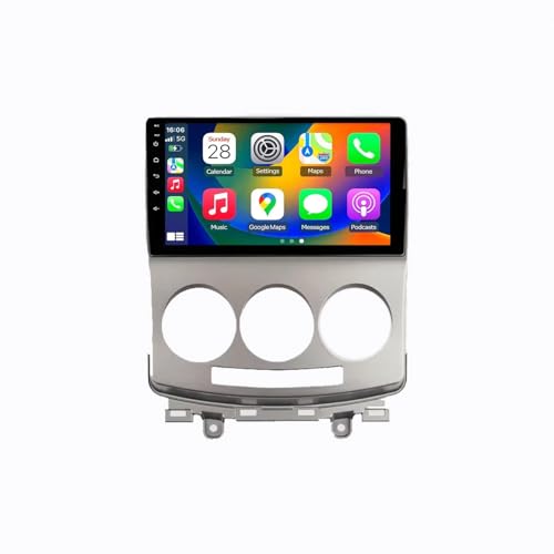 Traceur GPS Voiture pour Mazda 5 2005-2010 avec autoradio Bluetooth et navigation Europe
