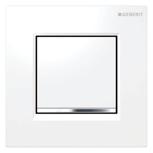 Geberit Typ 30 Urinal Betätigungsplatte weiß-chrom