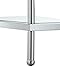 Convenience Concepts Royal Crest Console Table, Chrome/Glass