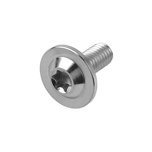 Image of Titanium Torx Head M6 x15 20mm Bolt Screw for Bicycle Motorcycle Car Modification Pack of 6 (Normal Titanium, M6x15mm)