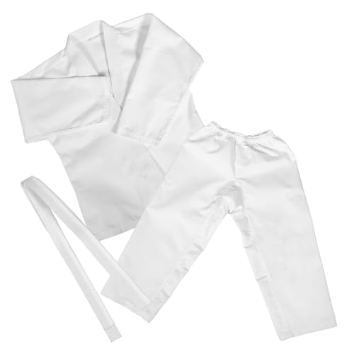 Vêtement de performance robuste karaté taekwondo épais avec ceinture blanche