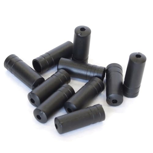 Clarks Derailleur Housing Ferrule (Black, 4-mm)