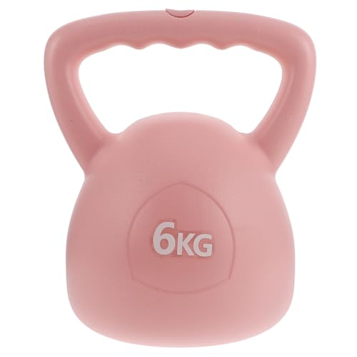 Abaodam pesas rusas llenas Kettlebell para glúteos Fortalecimiento del núcleo con kettlebell pesas rusas suaves pesas rusas caseras pesas rusas para gimnasio en casa Educación física rosa