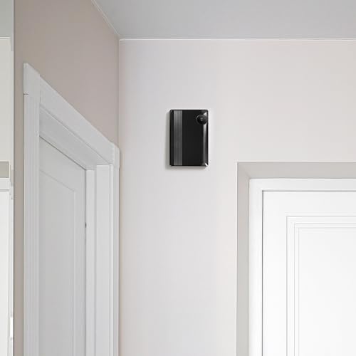 Miratic Elektromechanische Türklingel Kabelgebunden für Klingel Haustür 80dB IP20 unter 230V-Installation (Schwarz)