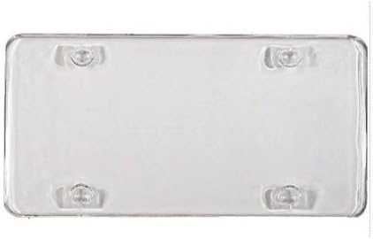 License Plate Shield Protector, Clear Flat