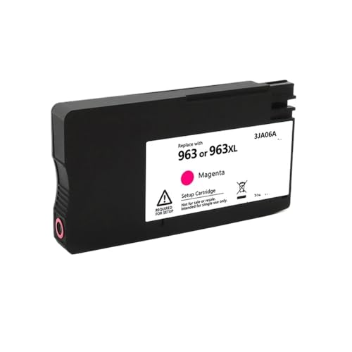 Image of MCHkR Ink Cartridge 963 963XL Compatible With OfficeJet 9010 9012 9015 9016 9018 9019 9020 9025 9026(H963XL - 1 MAGENTA)